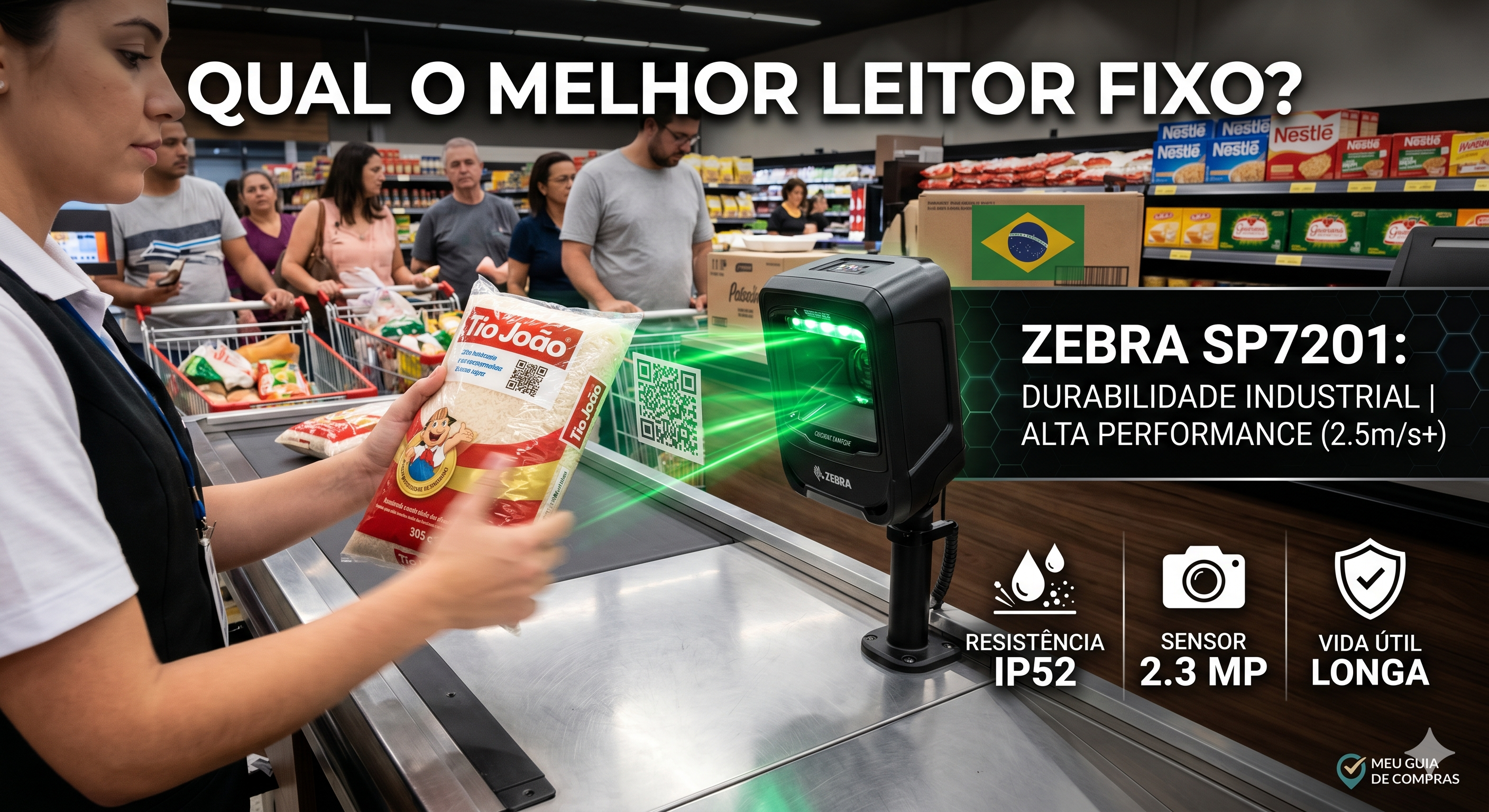 Qual o Melhor Leitor de Código de Barras Fixo Zebra SP7201