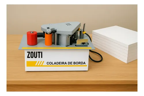 Coladeira de Borda MDF Corte Automático Zouti de Embutir